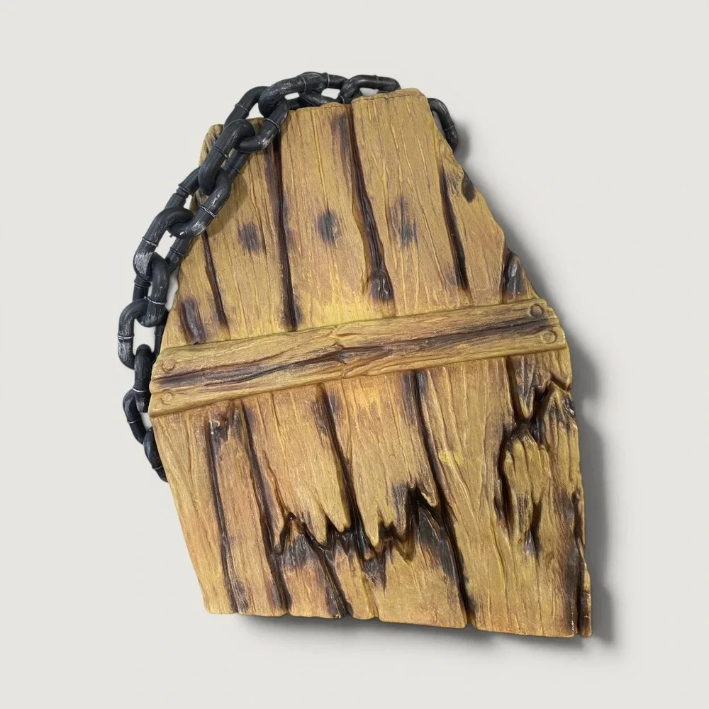 Pan Asian Creations Banging Coffin Halloween Prop Animated Sound Chain Decor
